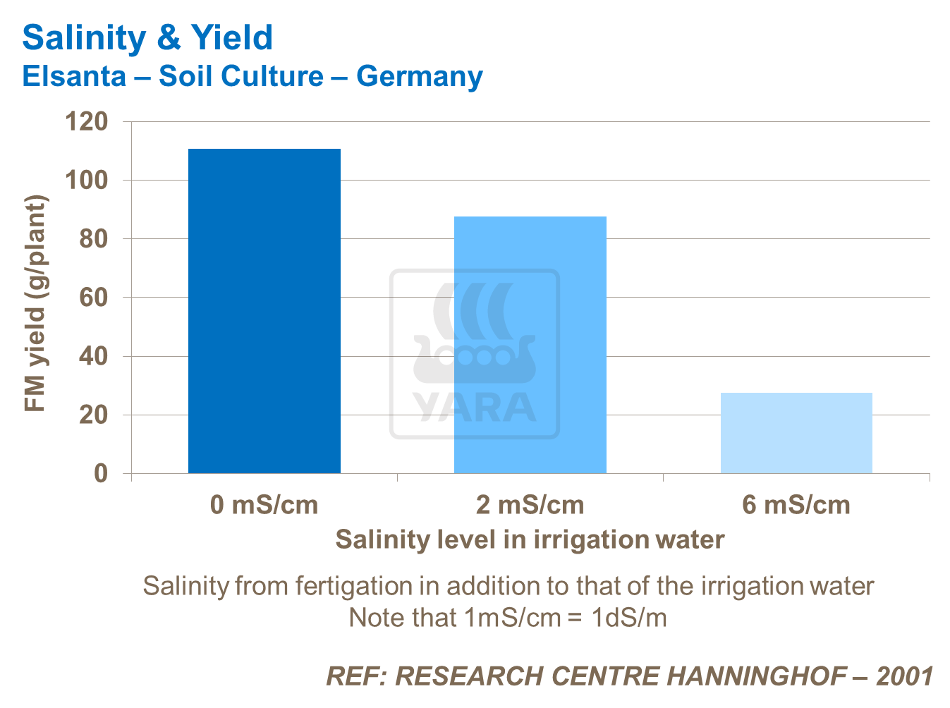 Salinity and Yield